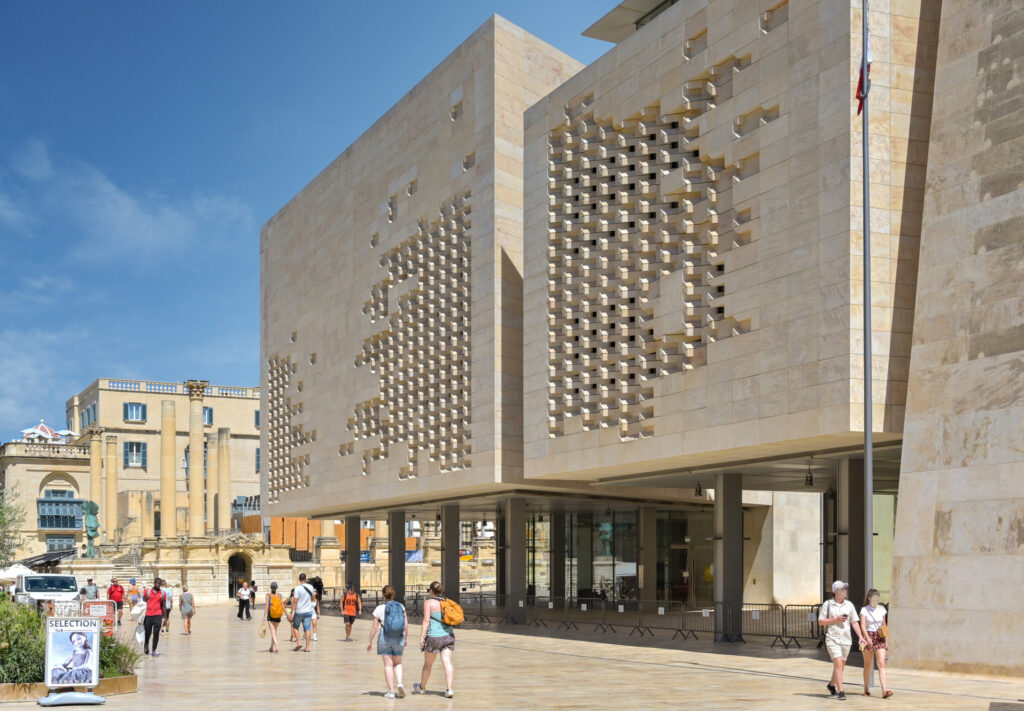 Parlamento Malta La Valletta progetto di Renzo Piano