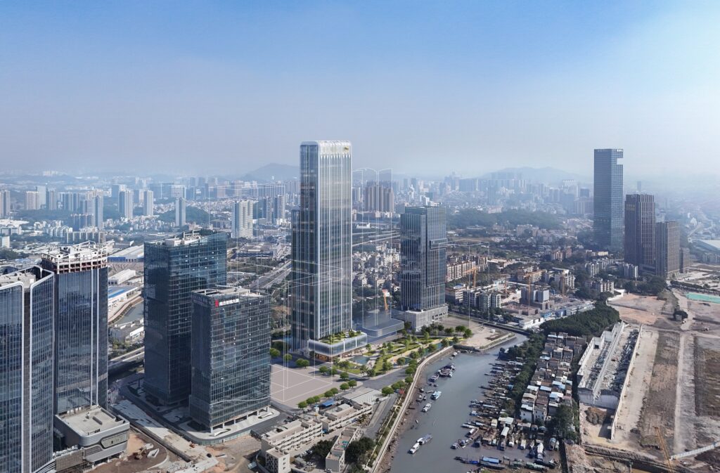 Torre Yuekai Asset Management a Guangzhou (Cina) progettata dallo studio di architettura e design Aedas